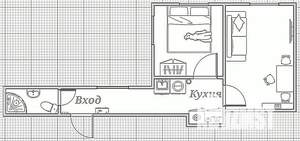2-к квартира, на длительный срок, 35м2, 3/4 этаж