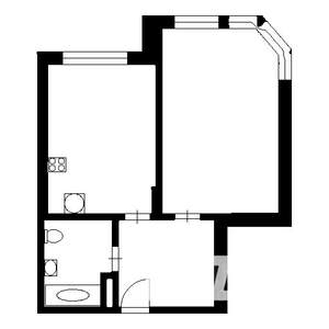 1-к квартира, на длительный срок, 43м2, 19/28 этаж