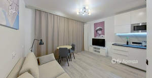 Студия квартира, на длительный срок, 24м2, 6/12 этаж