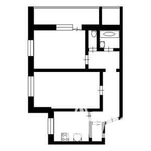2-к квартира, на длительный срок, 64м2, 9/10 этаж