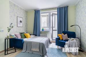 Студия квартира, на длительный срок, 25м2, 5/25 этаж