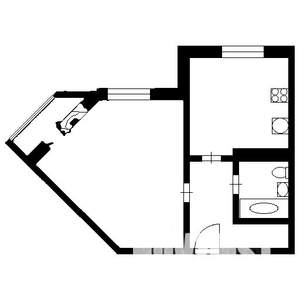 1-к квартира, на длительный срок, 39м2, 14/17 этаж