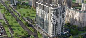 1-к квартира, на длительный срок, 38м2, 16/25 этаж