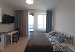 Студия квартира, на длительный срок, 27м2, 6/12 этаж