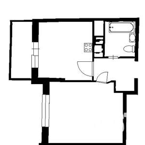 1-к квартира, на длительный срок, 35м2, 8/14 этаж
