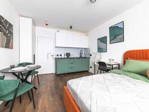 Студия квартира, на длительный срок, 23м2, 20/25 этаж