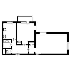 2-к квартира, на длительный срок, 50м2, 3/9 этаж