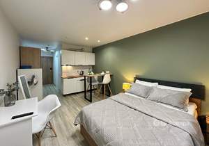 Студия квартира, на длительный срок, 26м2, 12/18 этаж