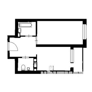1-к квартира, на длительный срок, 44м2, 5/19 этаж
