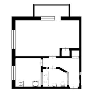 1-к квартира, на длительный срок, 31м2, 7/7 этаж