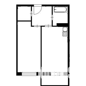 1-к квартира, на длительный срок, 50м2, 5/11 этаж