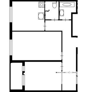 2-к квартира, на длительный срок, 55м2, 10/11 этаж