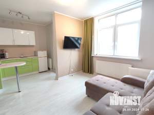 Студия квартира, на длительный срок, 25м2, 19/25 этаж