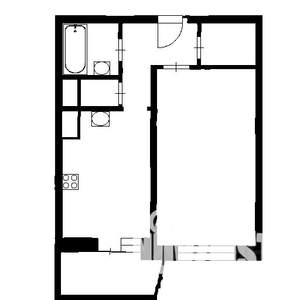 1-к квартира, на длительный срок, 44м2, 14/22 этаж