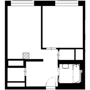 1-к квартира, на длительный срок, 40м2, 10/19 этаж