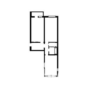 2-к квартира, на длительный срок, 63м2, 9/17 этаж