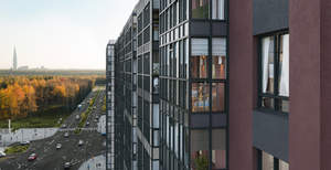 Студия квартира, на длительный срок, 25м2, 4/13 этаж