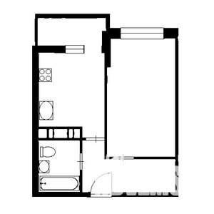 1-к квартира, на длительный срок, 32м2, 15/24 этаж