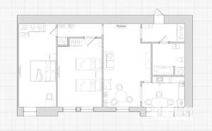 3-к квартира, на длительный срок, 83м2, 4/5 этаж