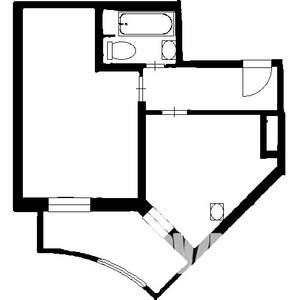1-к квартира, на длительный срок, 40м2, 3/9 этаж