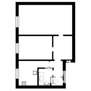 1-к квартира, на длительный срок, 43м2, 4/5 этаж