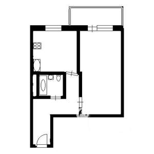 1-к квартира, на длительный срок, 40м2, 2/15 этаж