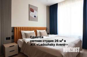 Студия квартира, на длительный срок, 26м2, 10/14 этаж