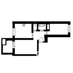 2-к квартира, на длительный срок, 55м2, 2/16 этаж