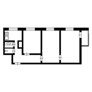 3-к квартира, на длительный срок, 65м2, 3/10 этаж