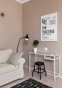Студия квартира, на длительный срок, 42м2, 5/5 этаж