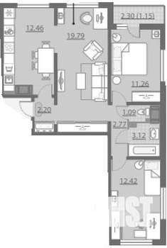 3-к квартира, на длительный срок, 67м2, 10/13 этаж