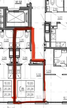 Студия квартира, на длительный срок, 20м2, 16/24 этаж