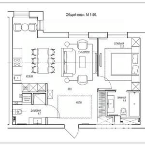 2-к квартира, на длительный срок, 57м2, 4/9 этаж