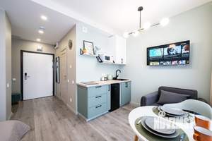 Студия квартира, посуточно, 30м2, 6/24 этаж