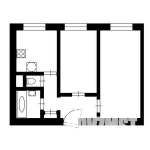 2-к квартира, на длительный срок, 49м2, 1/5 этаж