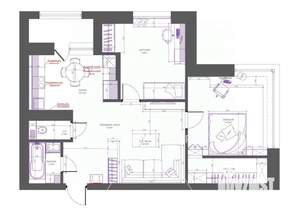 3-к квартира, на длительный срок, 70м2, 7/16 этаж