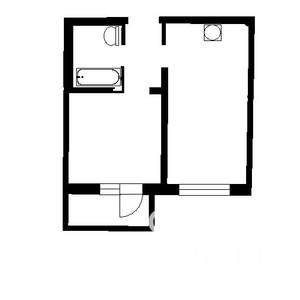 1-к квартира, на длительный срок, 35м2, 8/24 этаж