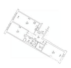 2-к квартира, на длительный срок, 67м2, 7/10 этаж