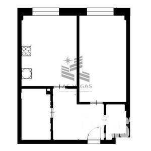 1-к квартира, на длительный срок, 50м2, 5/6 этаж