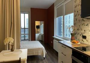 Студия квартира, на длительный срок, 26м2, 8/12 этаж