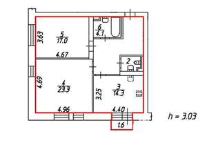 2-к квартира, на длительный срок, 75м2, 3/8 этаж