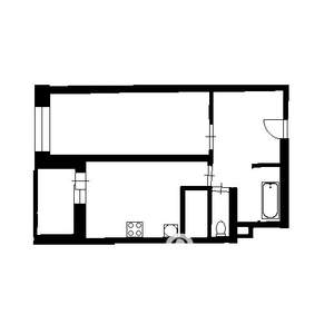 1-к квартира, на длительный срок, 40м2, 12/23 этаж