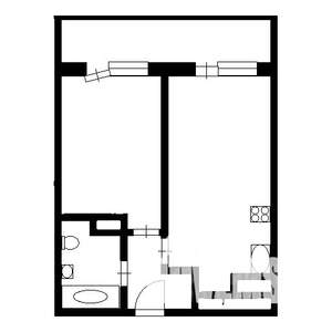 1-к квартира, на длительный срок, 41м2, 14/18 этаж