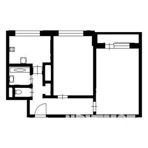 2-к квартира, на длительный срок, 46м2, 5/9 этаж