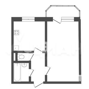 1-к квартира, на длительный срок, 35м2, 16/17 этаж