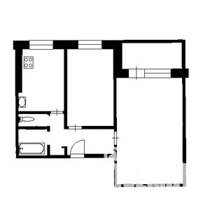 1-к квартира, на длительный срок, 34м2, 23/24 этаж
