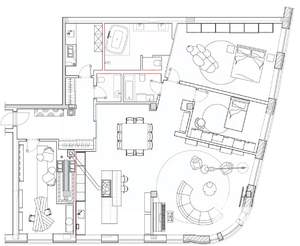 4-к квартира, на длительный срок, 205м2, 7/8 этаж