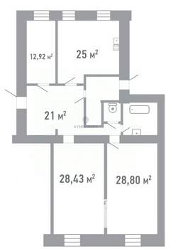 3-к квартира, на длительный срок, 122м2, 5/6 этаж