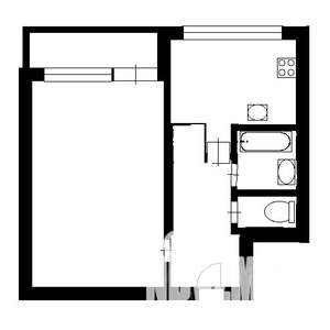 1-к квартира, на длительный срок, 32м2, 9/15 этаж