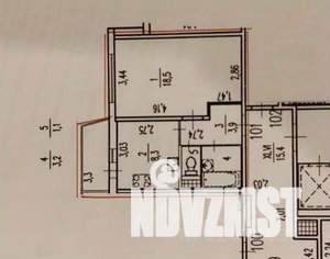 1-к квартира, на длительный срок, 35м2, 9/16 этаж